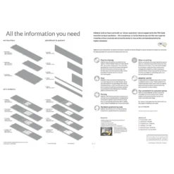 Minerva Ice Crystal Half Splashback - 150 X 60 X 1.2cm -Kitchen Hardware Store 12811243 9904832959555716