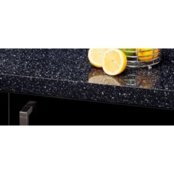 None Caviar Kitchen Worktop - Square Edge - 300 X 60 X 3.8cm -Kitchen Hardware Store 12816814 2124833222947571