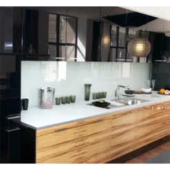 Alusplash Reversible Splashback - 900 X 800mm - Ice White & Ocean Wave -Kitchen Hardware Store 12835623 7534832955524610