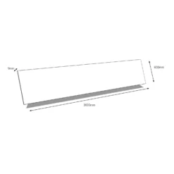 Zenith Caldeira Compact Laminate Splashback - 3000x600x9mm -Kitchen Hardware Store 12835717 1174832952988683