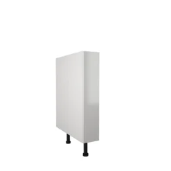 High Gloss Slab White 150mm Pull Out Unit