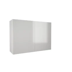 High Gloss Slab White 800mm Wall Unit