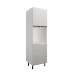 High Gloss Slab White Single Oven Tower
