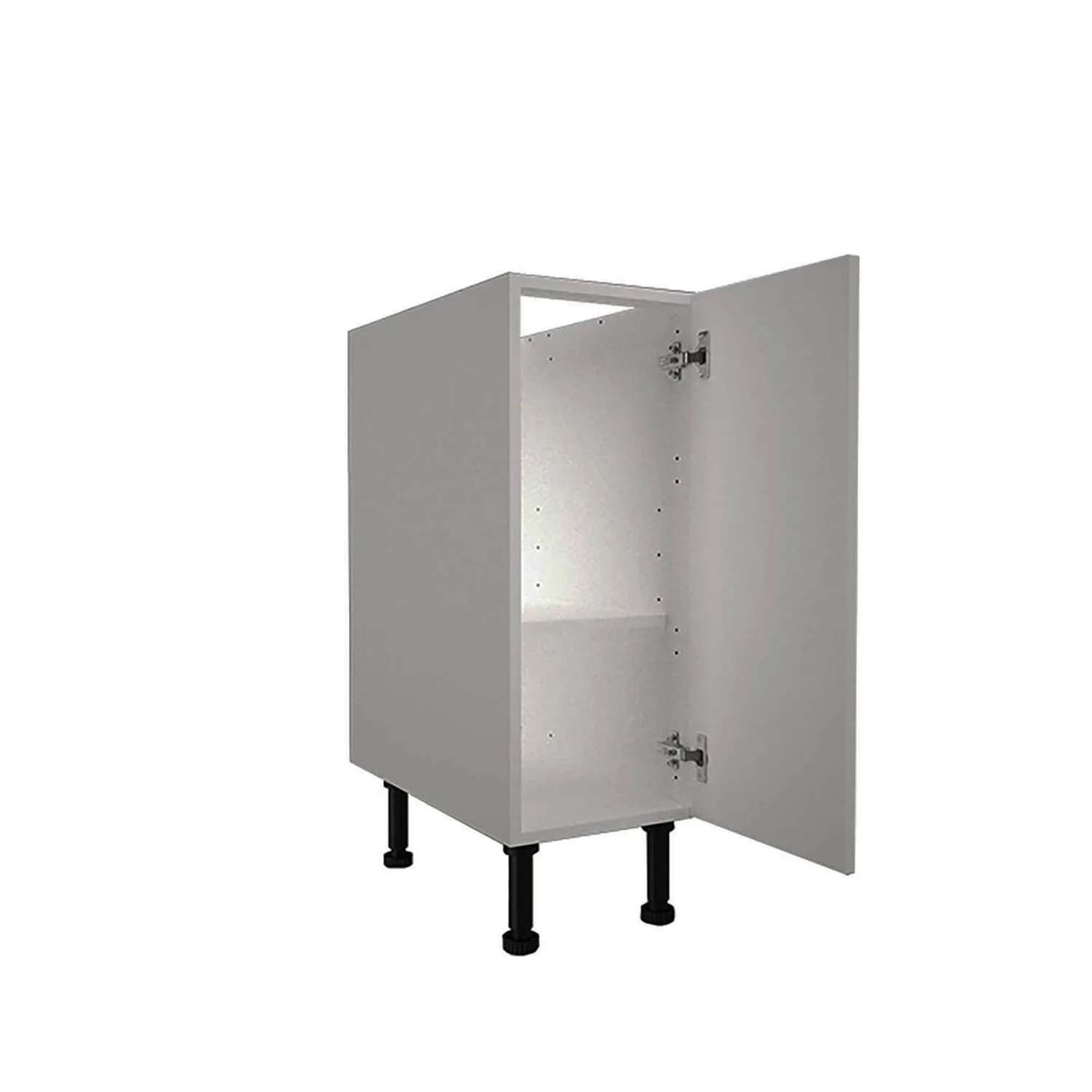 High Gloss Slab Grey 300mm Base Unit 2 High Gloss Slab Grey 300mm Base Unit - Image 2