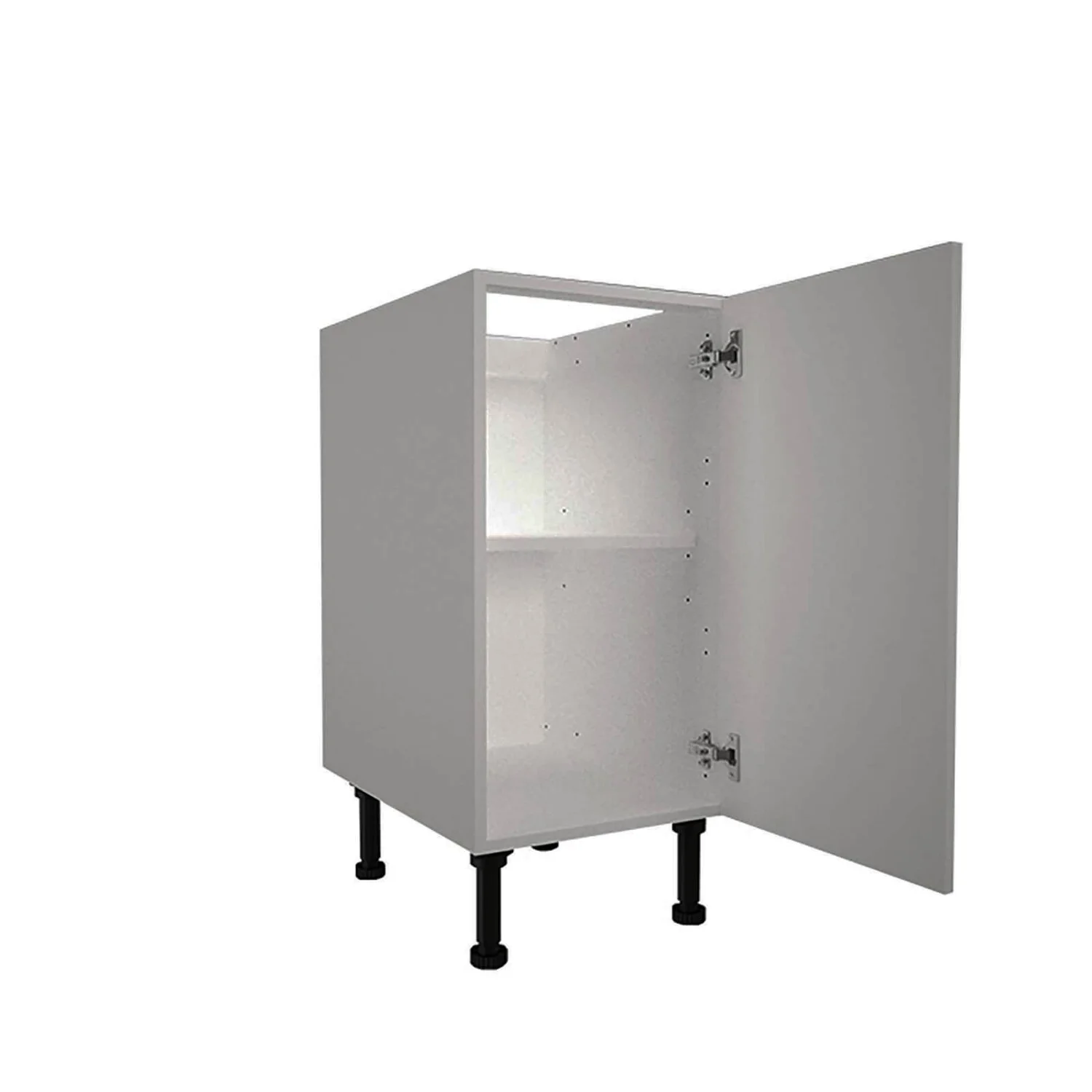 High Gloss Slab Grey 400mm Base Unit 2 High Gloss Slab Grey 400mm Base Unit - Image 2