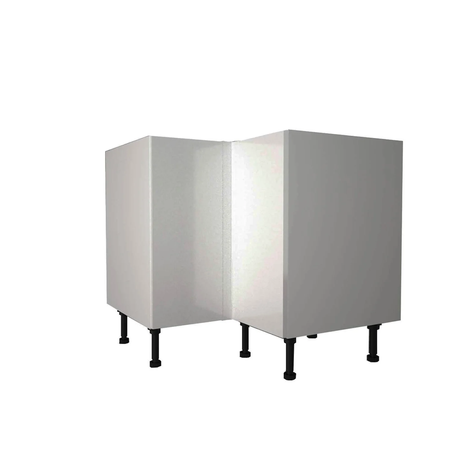 High Gloss Slab Grey 935mm Corner Base Unit 1 High Gloss Slab Grey 935mm Corner Base Unit