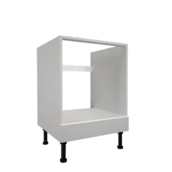 Handleless White Gloss 600mm Built-in Oven Housing Unit