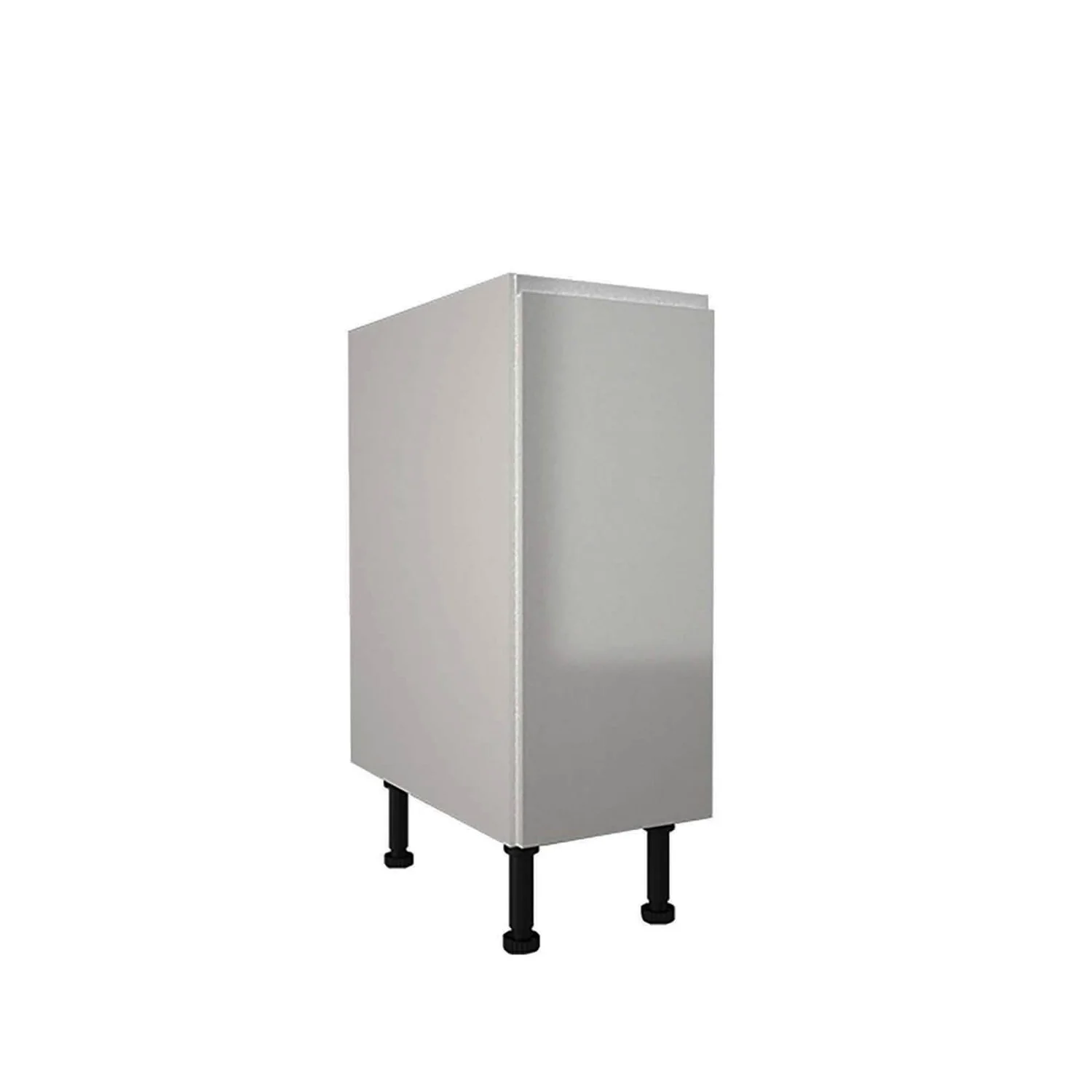 Handleless Grey Gloss 300mm Base Unit 1 Handleless Grey Gloss 300mm Base Unit