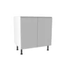 Handleless Grey Gloss 800mm Base Unit