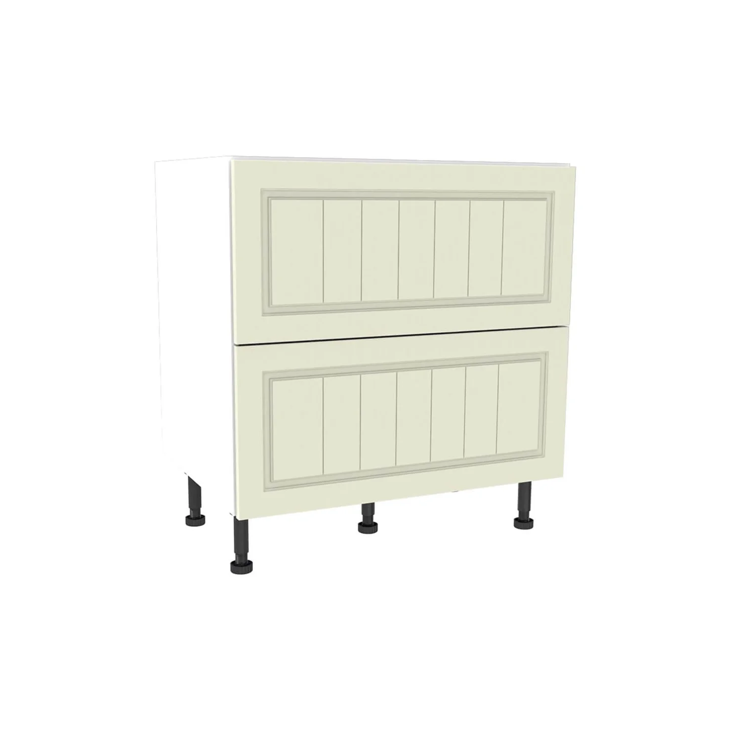 Country Shaker Cream 800mm Pan Drawer Premium Unit 1 Country Shaker Cream 800mm Pan Drawer Premium Unit