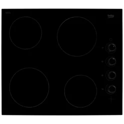 Beko HIC64102 58cm Ceramic Hob - Black
