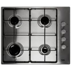 Beko HIBG64120SX 61cm Gas Hob - Stainless Steel
