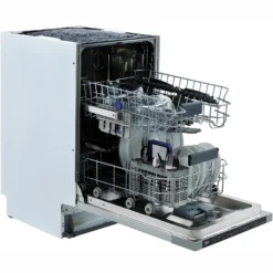 Beko DIS16R10 Fully Integrated Slimline Dishwasher - Silver Control Panel With Fixed Door Fixing Kit -Kitchen Hardware Store 13481848 6374944138621387