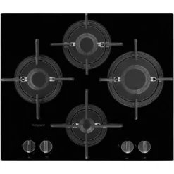 INDESIT Hotpoint FTGHG641D/H 60cm Gas Hob - Black