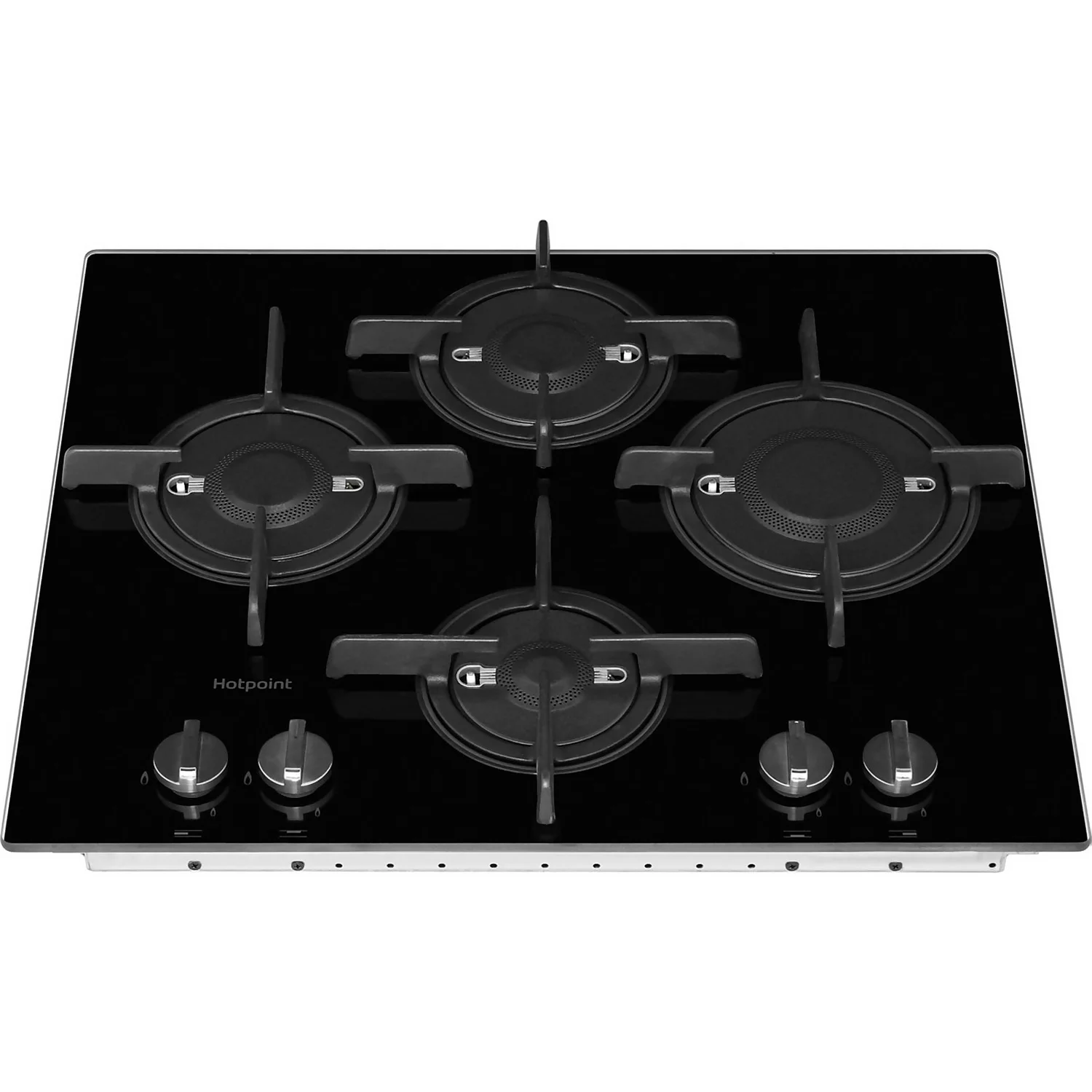 INDESIT Hotpoint FTGHG641D/H 60cm Gas Hob - Black 2 INDESIT Hotpoint FTGHG641D/H 60cm Gas Hob - Black - Image 2
