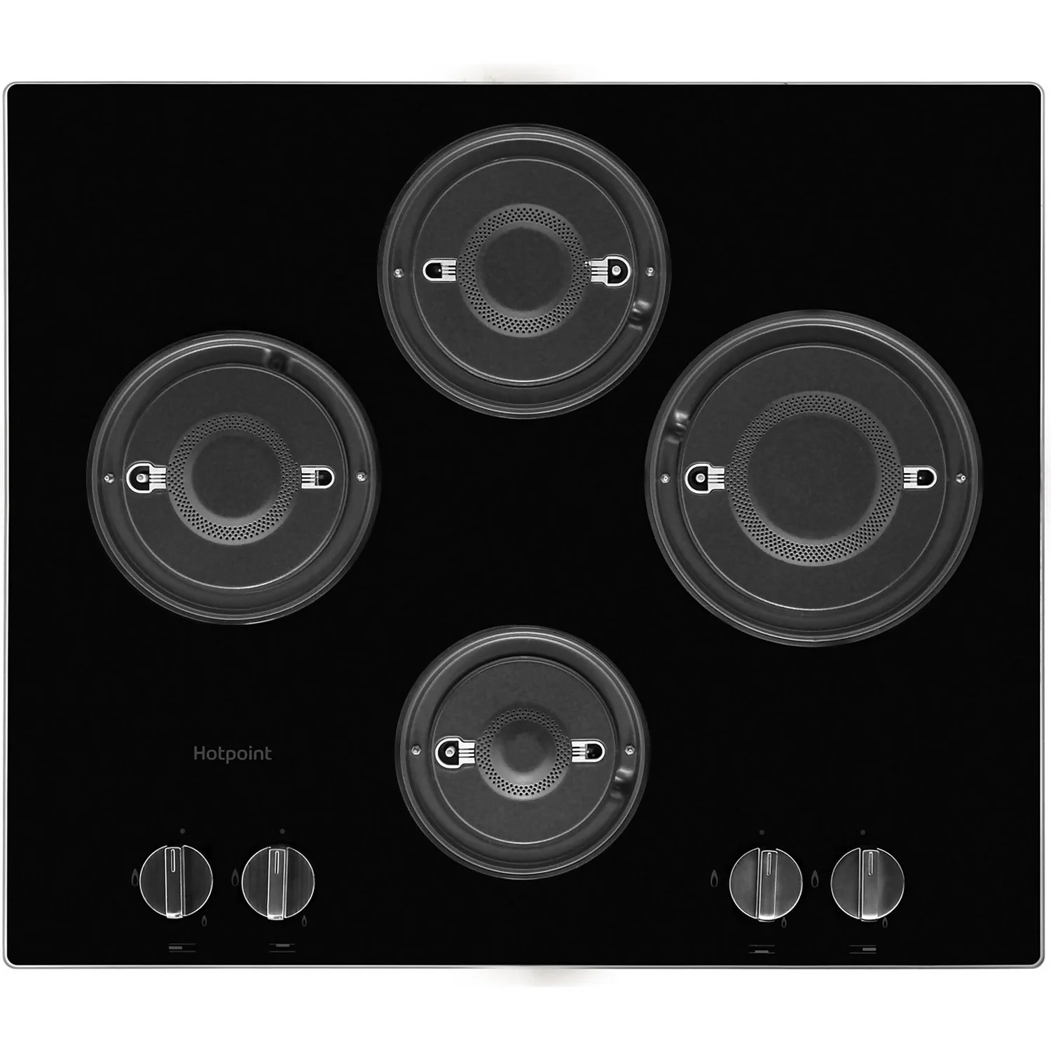 INDESIT Hotpoint FTGHG641D/H 60cm Gas Hob - Black 4 INDESIT Hotpoint FTGHG641D/H 60cm Gas Hob - Black - Image 4