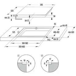 Hisense E6431C 60cm Ceramic Hob - Black -Kitchen Hardware Store 13481882 1444914604352949