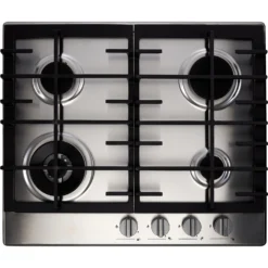 Hoover HHG6BF4K3X 60cm Gas Hob - Stainless Steel