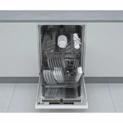 Hoover HDIH2T1047 Fully Integrated Slimline Dishwasher - Stainless Steel Control Panel