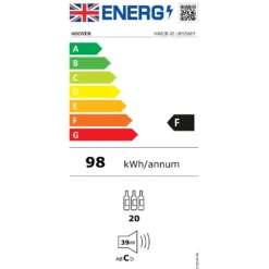 Hoover HWCB30UKSSM/1 Built In Wine Cooler - Stainless Steel -Kitchen Hardware Store 13481903 7974914607467600