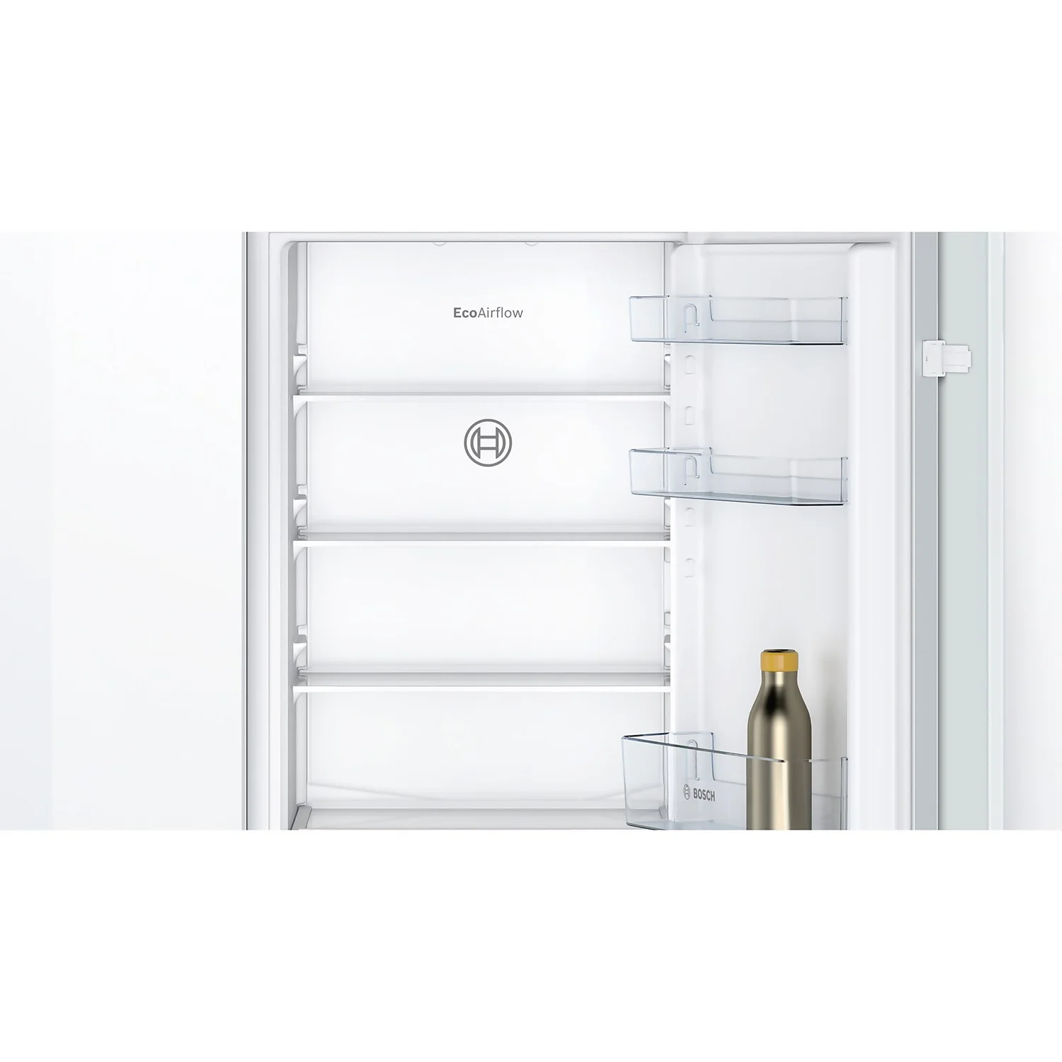 Bosch Serie 2 KIN86NSF0G Integrated 60/40 Frost Free Fridge Freezer With Sliding Door Fixing Kit - White 5 Bosch Serie 2 KIN86NSF0G Integrated 60/40 Frost Free Fridge Freezer With Sliding Door Fixing Kit - White - Image 5