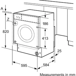 Bosch Serie 4 WKD28352GB Integrated 7Kg / 4Kg Washer Dryer With 1355 Rpm - White -Kitchen Hardware Store 13481986 1014914610531479