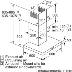 NEFF N50 D64BHM1N0B 60 Cm Chimney Cooker Hood - Stainless Steel -Kitchen Hardware Store 13481989 2834914605512068