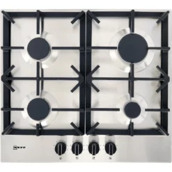 NEFF N70 T26DS49N0 58cm Gas Hob - Stainless Steel