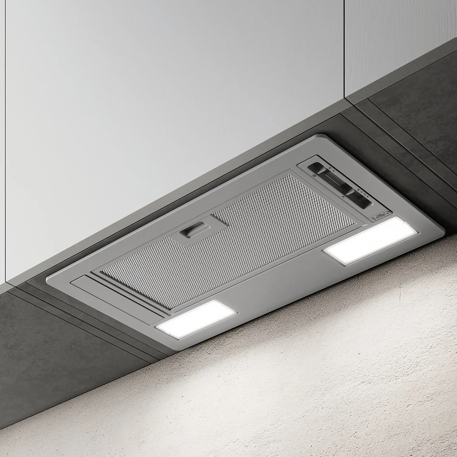 Elica ERA-STD-60 53 Cm Canopy Cooker Hood - Grey 5 Elica ERA-STD-60 53 Cm Canopy Cooker Hood - Grey - Image 5