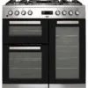Beko KDVF90X 90cm Dual Fuel Range Cooker - Stainless Steel