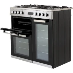 Beko KDVF90X 90cm Dual Fuel Range Cooker - Stainless Steel -Kitchen Hardware Store 13482018 1514914603785031