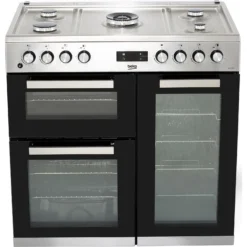 Beko KDVF90X 90cm Dual Fuel Range Cooker - Stainless Steel -Kitchen Hardware Store 13482018 2044914603838872