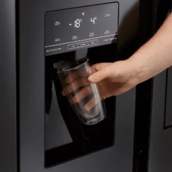 Hisense RS694N4BBF American Fridge Freezer - Black -Kitchen Hardware Store 13482026 2234914603728208