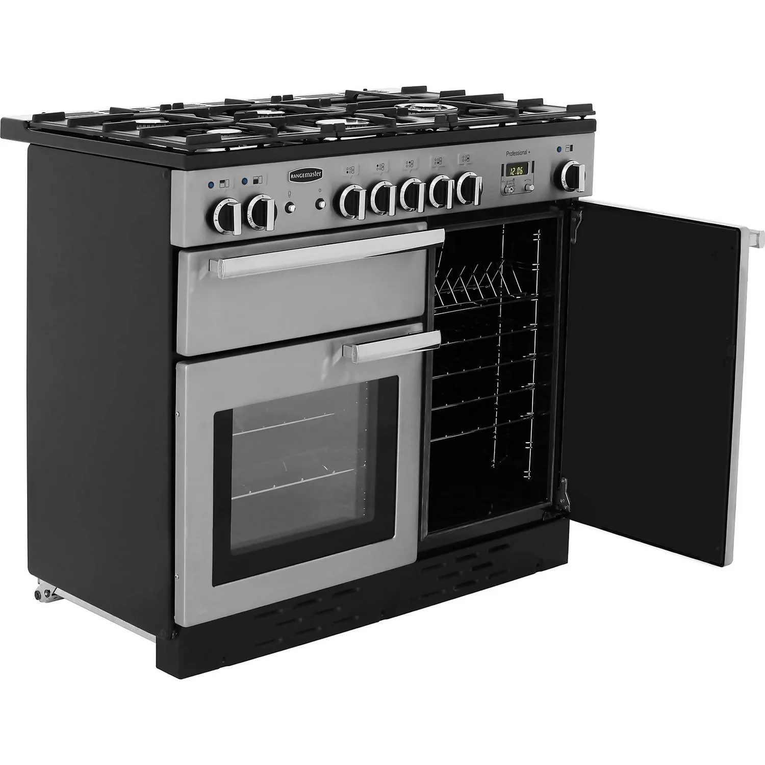 Rangemaster Professional Plus PROP100DFFSS/C 100cm Dual Fuel Range Cooker - Stainless Steel 7 Rangemaster Professional Plus PROP100DFFSS/C 100cm Dual Fuel Range Cooker - Stainless Steel - Image 7