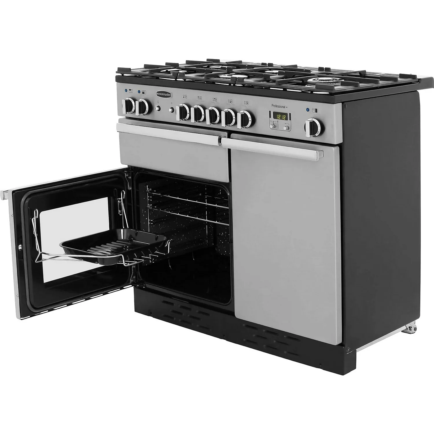 Rangemaster Professional Plus PROP100DFFSS/C 100cm Dual Fuel Range Cooker - Stainless Steel 6 Rangemaster Professional Plus PROP100DFFSS/C 100cm Dual Fuel Range Cooker - Stainless Steel - Image 6