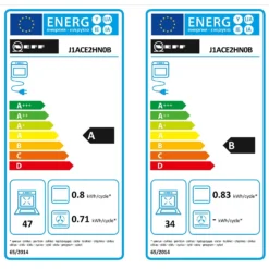 NEFF N50 J1ACE2HN0B Built Under Electric Double Oven - Stainless Steel -Kitchen Hardware Store 13898782 1855029618233114