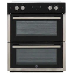 Hoover H-OVEN 300 HO7DC3UB308BI Built Under Electric Double Oven - Black / Stainless Steel