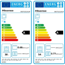 Hisense BID75211XUK Built Under Electric Double Oven - Stainless Steel -Kitchen Hardware Store 13898792 2035029617919728