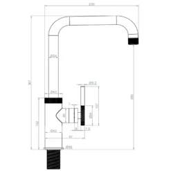Raffin Side Lever Tap - Brushed Steel 7 Raffin Side Lever Tap - Brushed Steel -Kitchen Hardware Store 13928920 1314998571416678