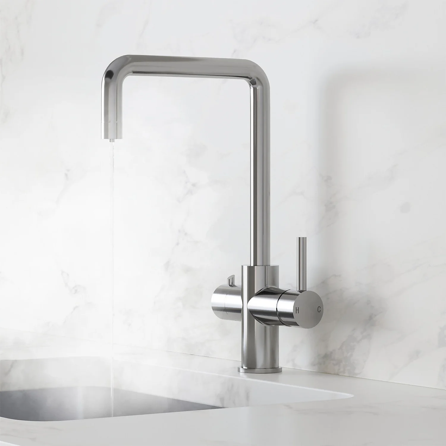 Homebase Edit Fionn 3 In 1 Instant Hot Tap - Chrome 3 Homebase Edit Fionn 3 In 1 Instant Hot Tap - Chrome - Image 3