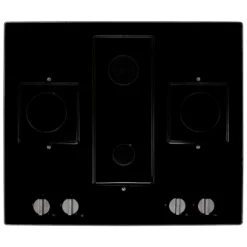 Hoover H-HOB 300 GAS HVG6DK3B 60cm Gas Hob - Black -Kitchen Hardware Store 13950688 2044985910811665