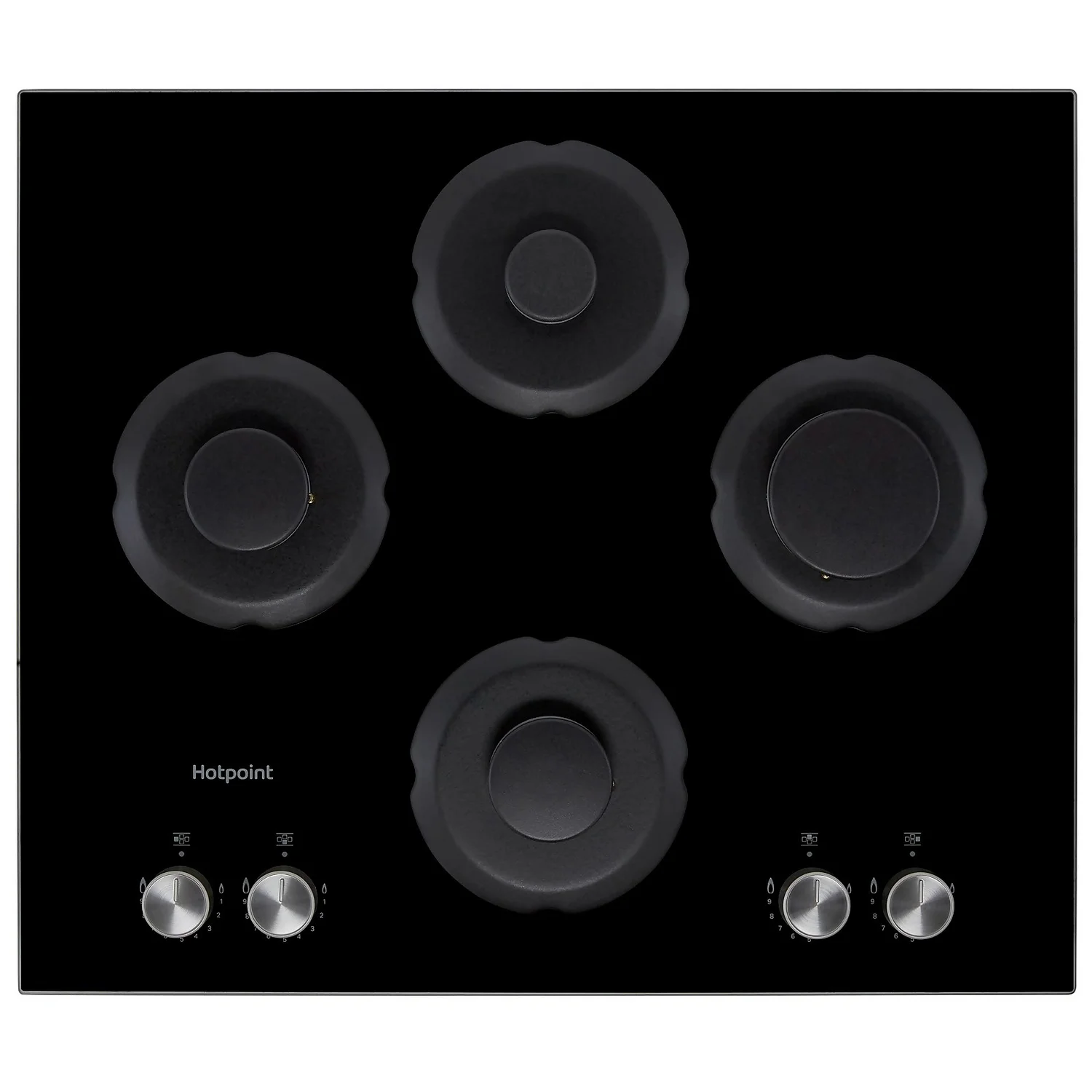 Hotpoint HGS61SBK 60cm Gas Hob - Black 3 Hotpoint HGS61SBK 60cm Gas Hob - Black - Image 3