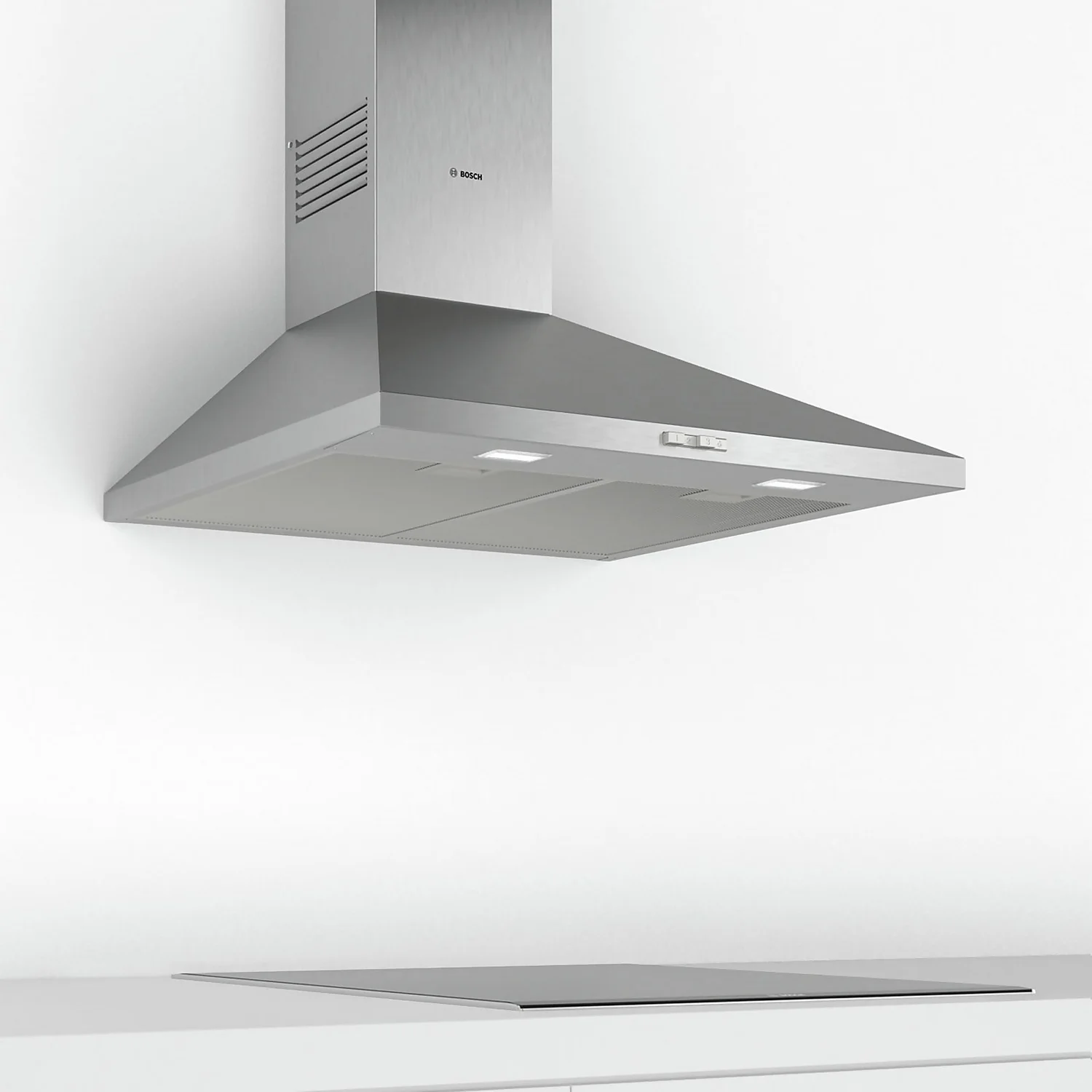 Bosch Serie 2 DWP74BC50B 75 Cm Chimney Cooker Hood - Stainless Steel 2 Bosch Serie 2 DWP74BC50B 75 Cm Chimney Cooker Hood - Stainless Steel - Image 2