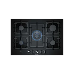 Bosch Serie 6 PPQ7A6B90 75cm Gas Hob - Black