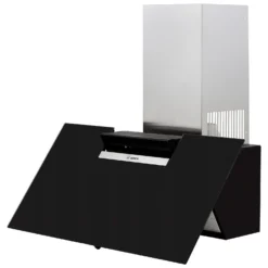 Bosch Serie 2 DWK87EM60B 80 Cm Angled Chimney Cooker Hood - Black -Kitchen Hardware Store 13950702 1334985911364358