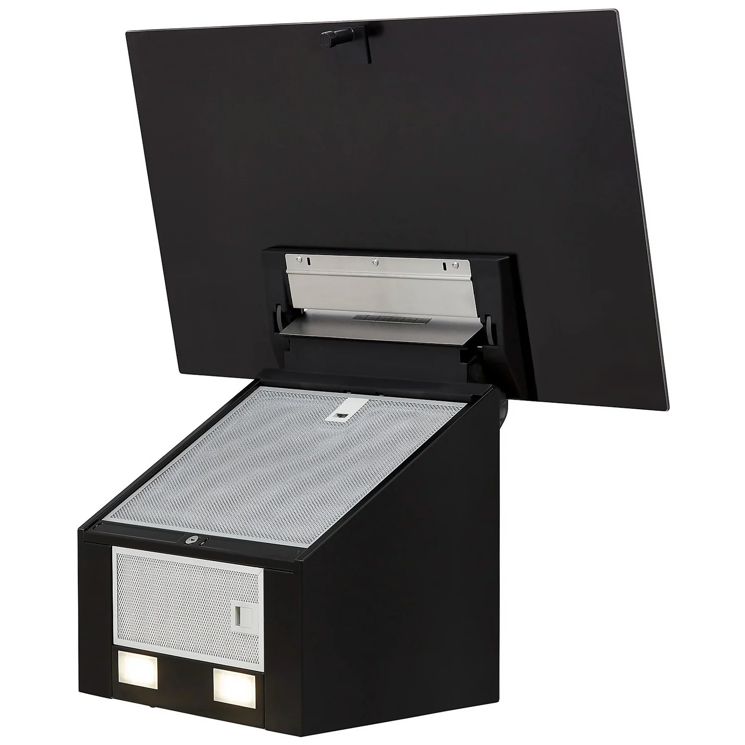 NEFF N30 D85IEE1S0B 80 Cm Angled Chimney Cooker Hood - Black 8 NEFF N30 D85IEE1S0B 80 Cm Angled Chimney Cooker Hood - Black - Image 8