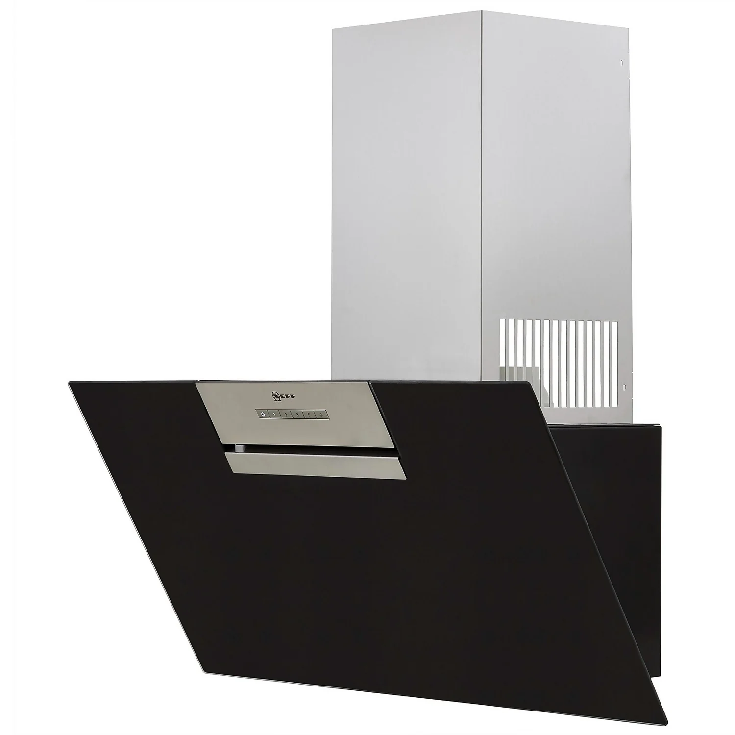 NEFF N30 D85IEE1S0B 80 Cm Angled Chimney Cooker Hood - Black 3 NEFF N30 D85IEE1S0B 80 Cm Angled Chimney Cooker Hood - Black - Image 3