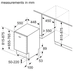 NEFF N50 S875HKX20G Wifi Connected Fully Integrated Slimline Dishwasher - Stainless Steel Control Panel & Sliding Door Kit 18 NEFF N50 S875HKX20G Wifi Connected Fully Integrated Slimline Dishwasher - Stainless Steel Control Panel & Sliding Door Kit -Kitchen Hardware Store 13950711 1214985910713223