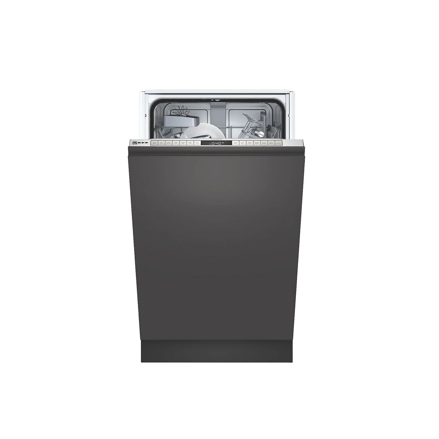 NEFF N50 S875HKX20G Wifi Connected Fully Integrated Slimline Dishwasher - Stainless Steel Control Panel & Sliding Door Kit 1 NEFF N50 S875HKX20G Wifi Connected Fully Integrated Slimline Dishwasher - Stainless Steel Control Panel & Sliding Door Kit