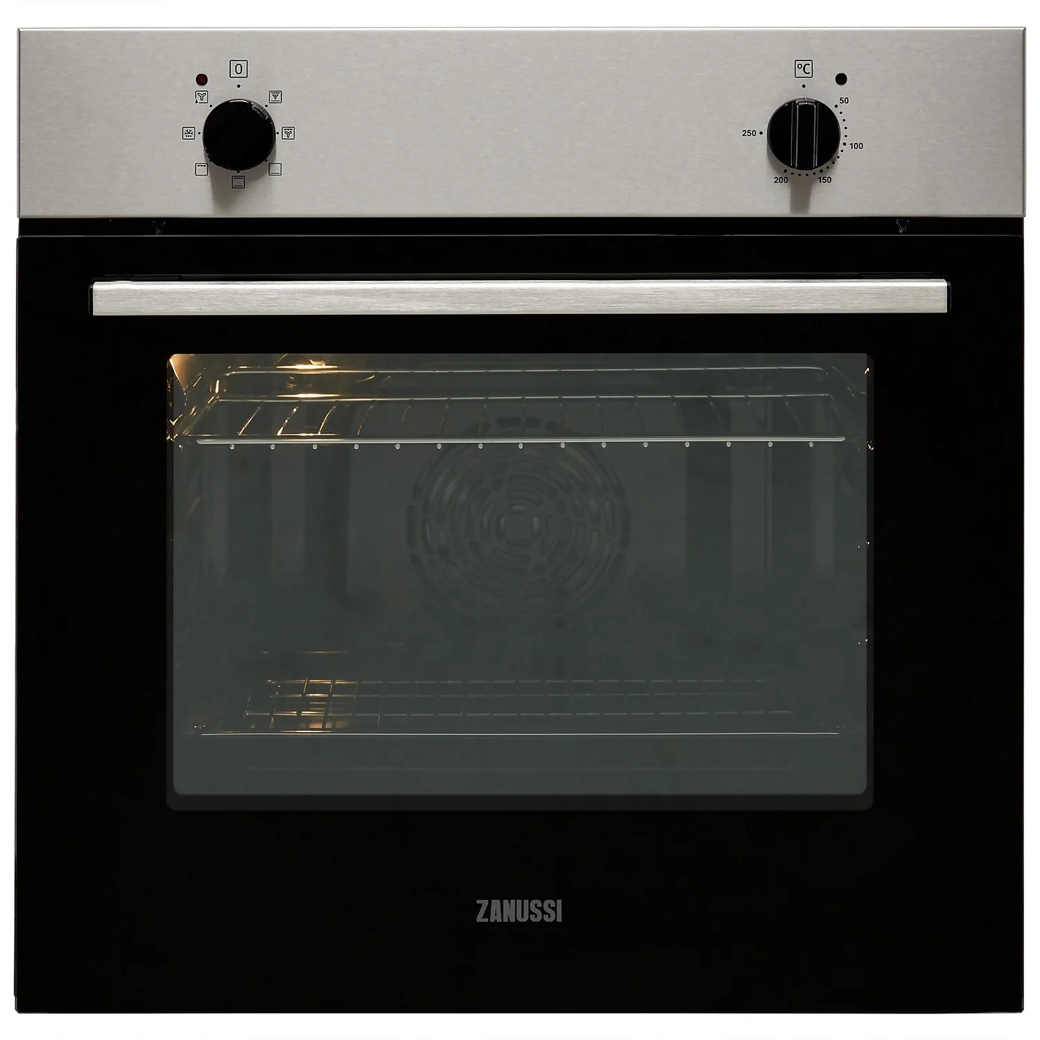 Zanussi ZPV2000BXA Built In Electric Single Oven And Ceramic Hob Pack - Stainless Steel / Black 2 Zanussi ZPV2000BXA Built In Electric Single Oven And Ceramic Hob Pack - Stainless Steel / Black - Image 2